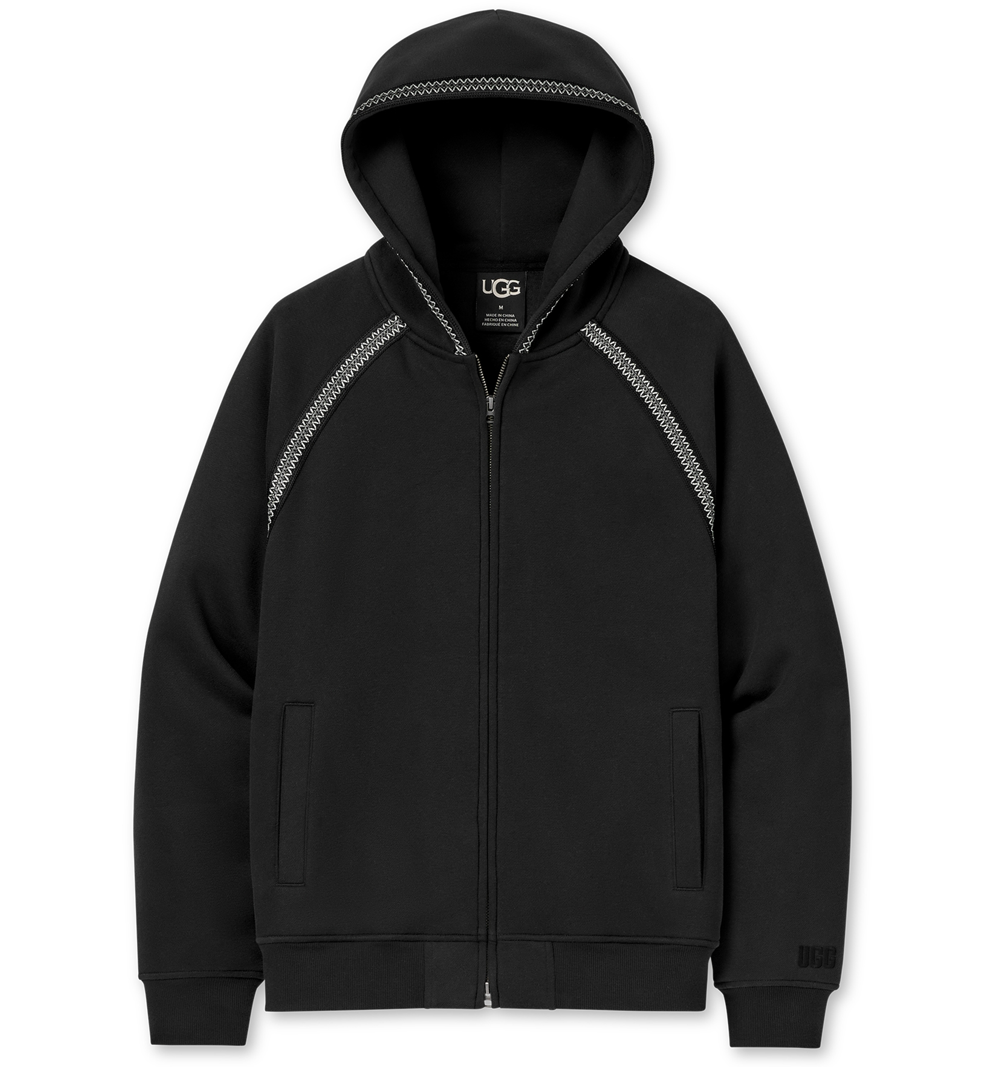 UGG® Men's Tasman Full-Zip Hooded Jacket - Black