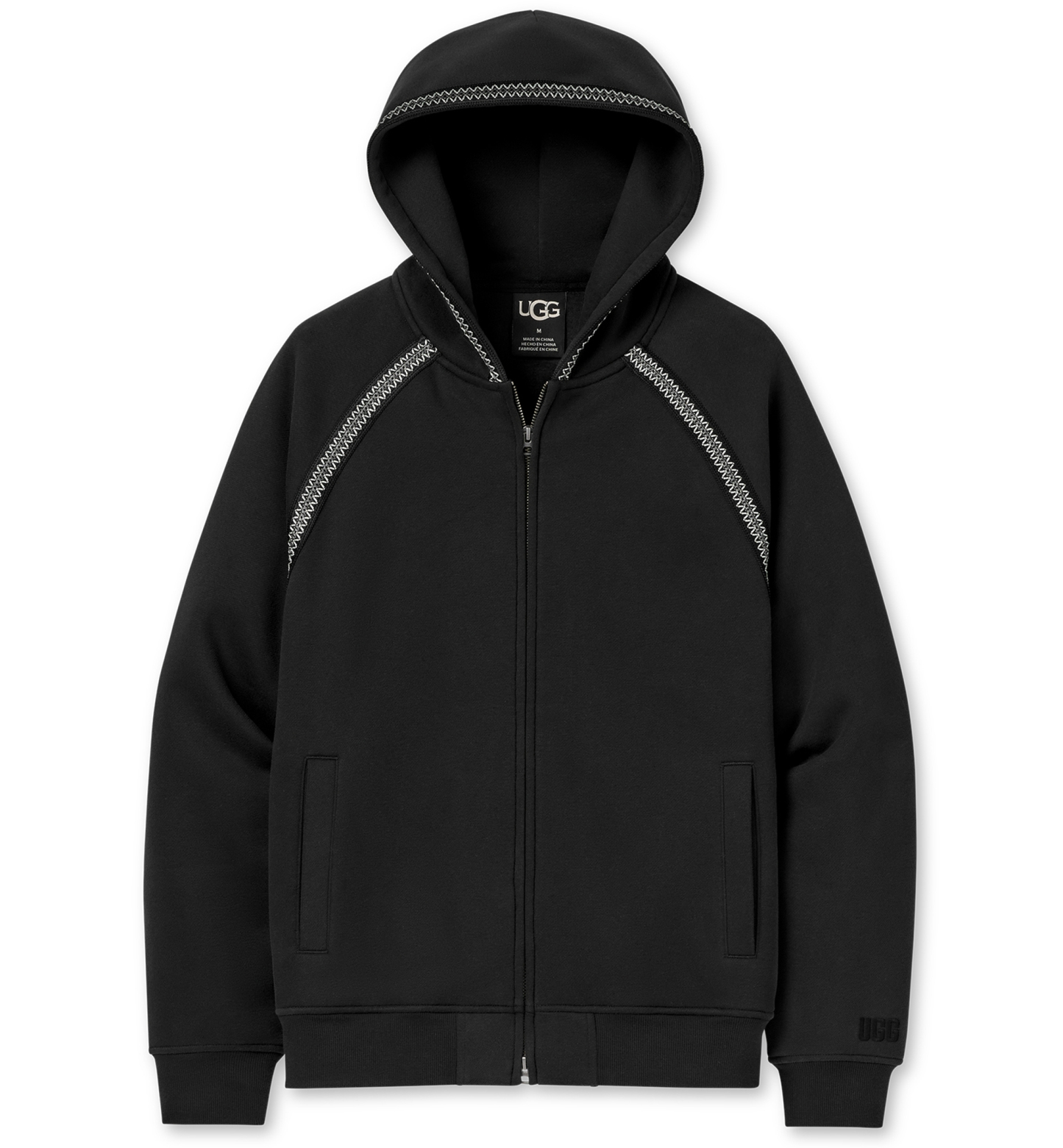 UGG® Men's Tasman Full-Zip Hooded Jacket - Black