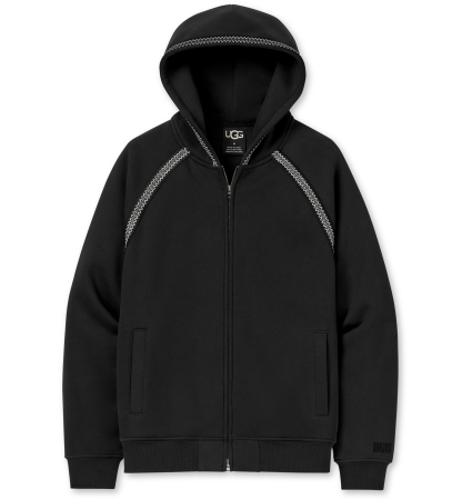UGG® Men's Tasman Full-Zip Hooded Jacket - Black
