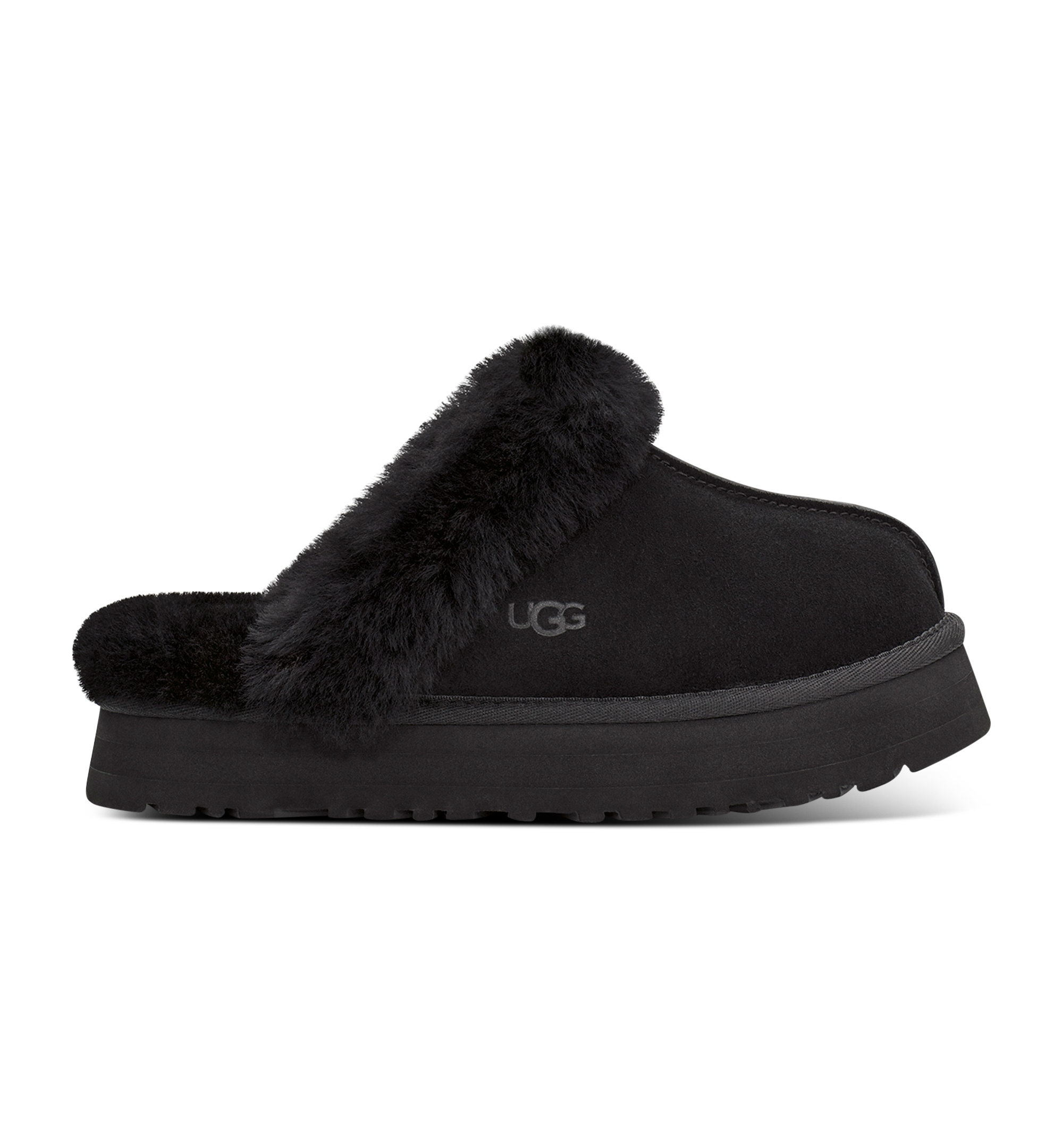 UGG® Women's Disquette Slip-On Clog Slippers - Black