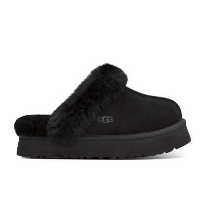 UGG® Women's Disquette Slip-On Clog Slippers - Black