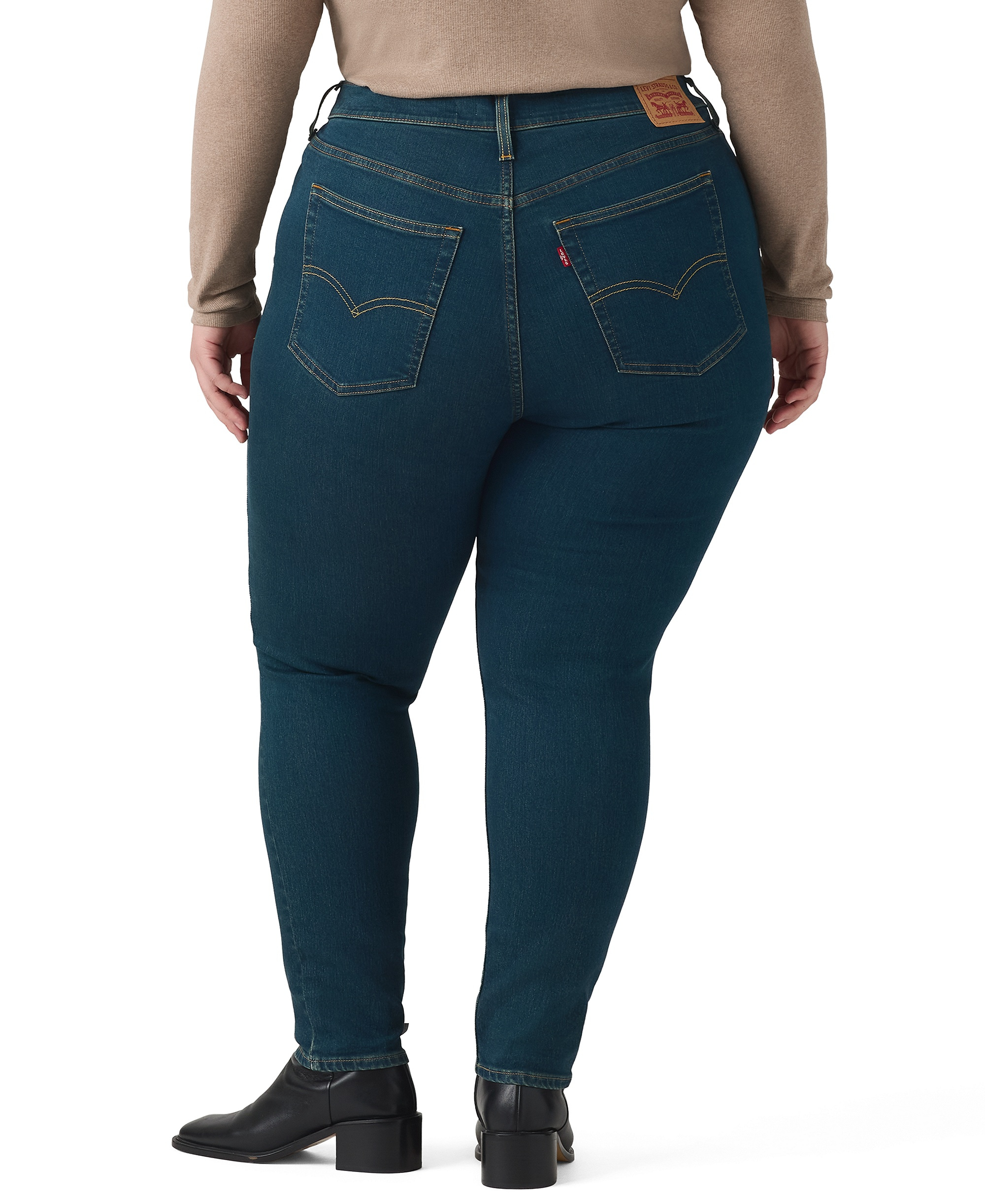 Levi's Trendy Plus Size 721 High-Rise Skinny Jeans - Tint Time Plus
