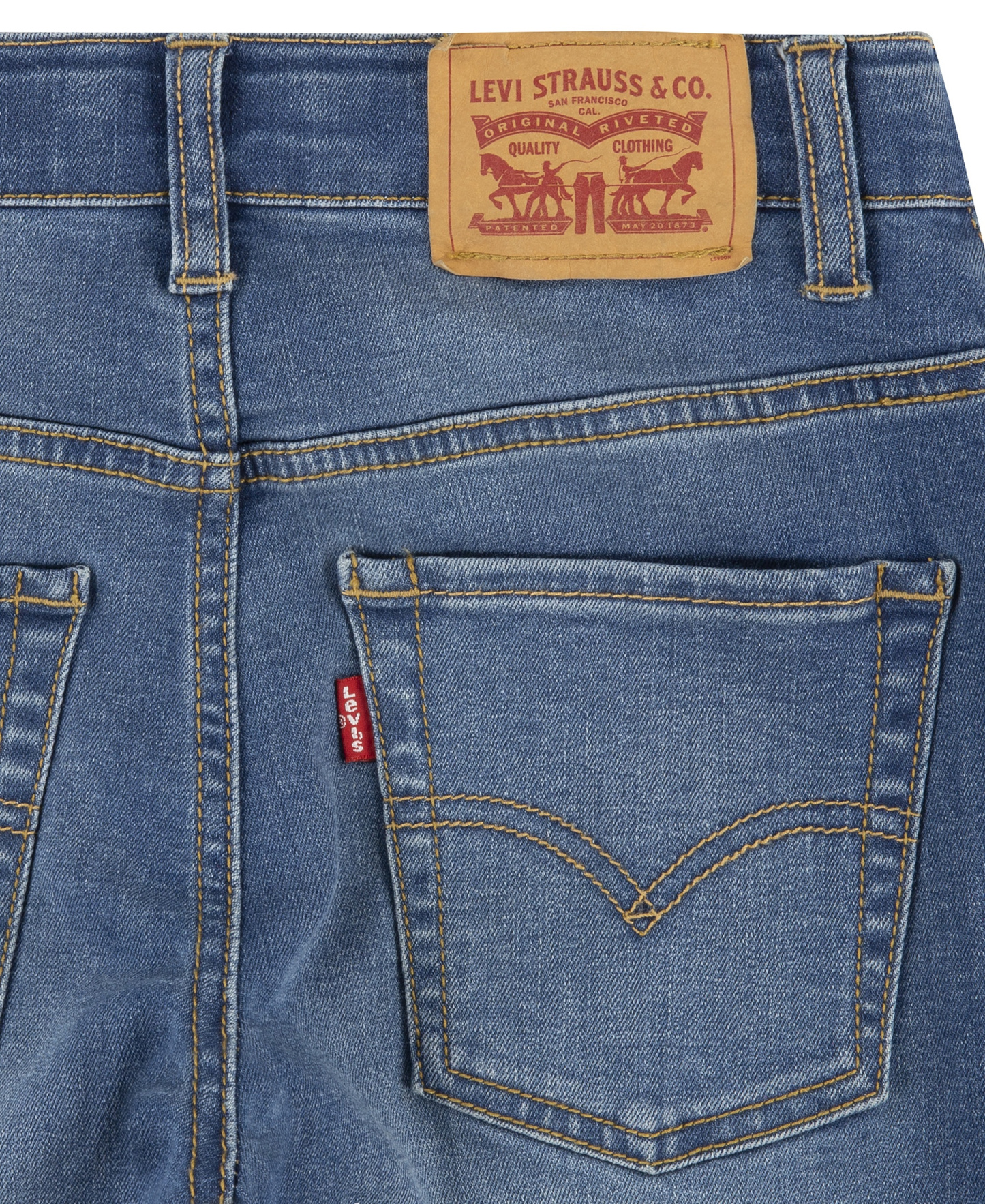 Levi's Boys' 2T-7 511 Slim Fit Stretch Performance Jeans - Well Worn