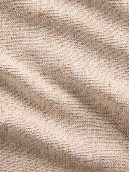 Knit Triangle Scarf - Cobblestone