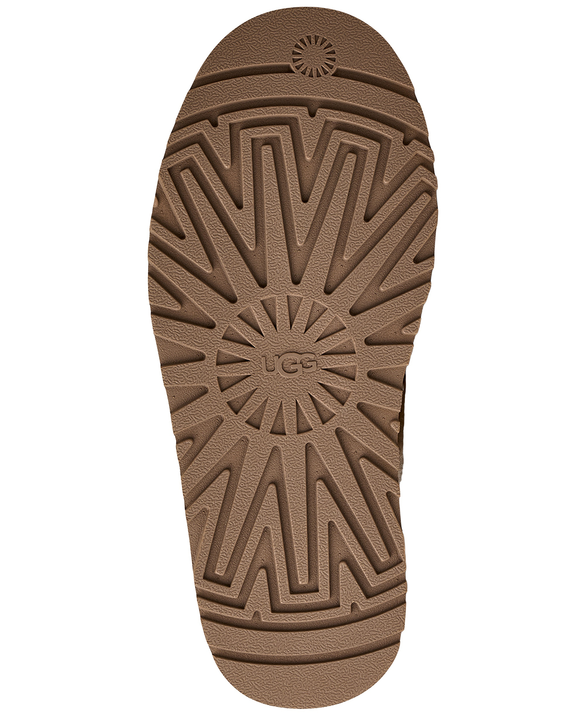 UGG® Women's Disquette Heritage Lace-Up Clog Slippers - Chestnut
