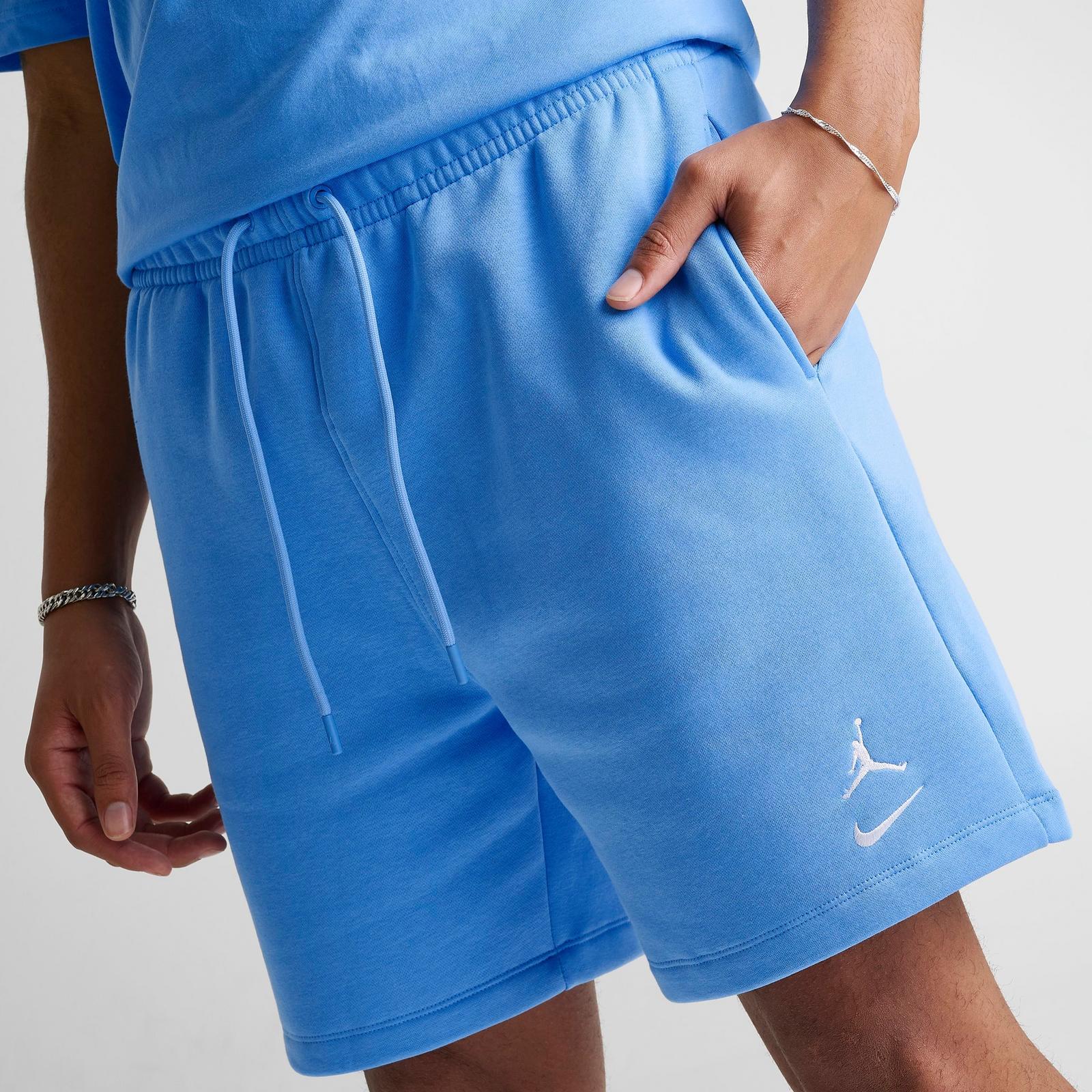 Men's Jordan Brooklyn Varsity Fleece Shorts - University Blue/White - view 5