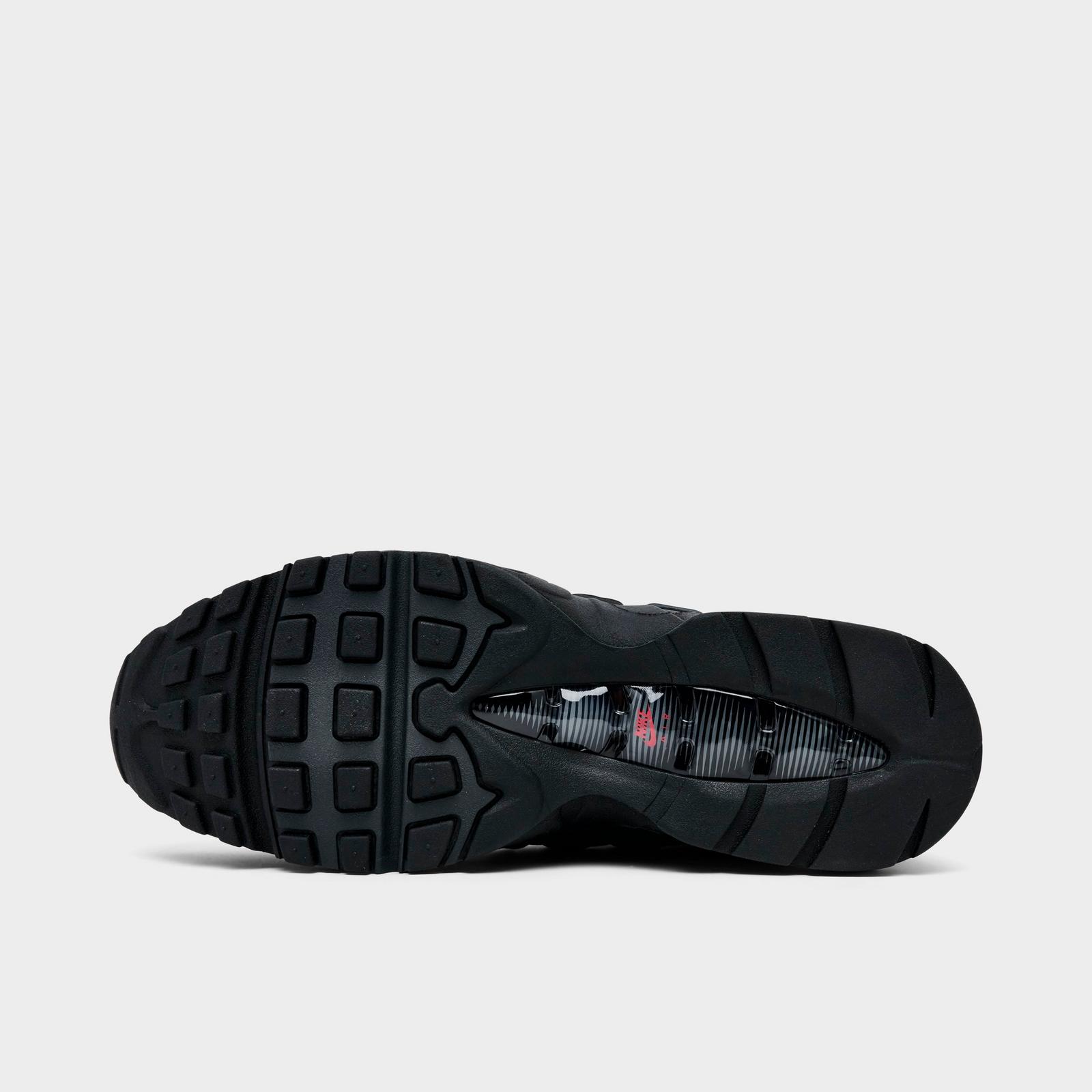 Men's Nike Air Max 95 Big Bubble Casual Shoes - Black/Anthracite/Dark Smoke Grey/Black