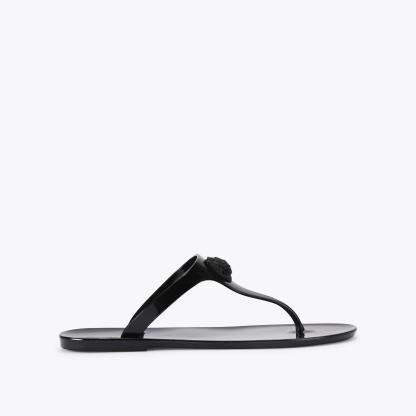 Kurt Geiger London Maddison T-bar Drench Sandal - Black