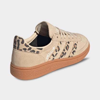 Big Kids' adidas Originals Handball Spezial Casual Shoes - Part 2 - Sand Strata/Cloud White/Mesa - Back view