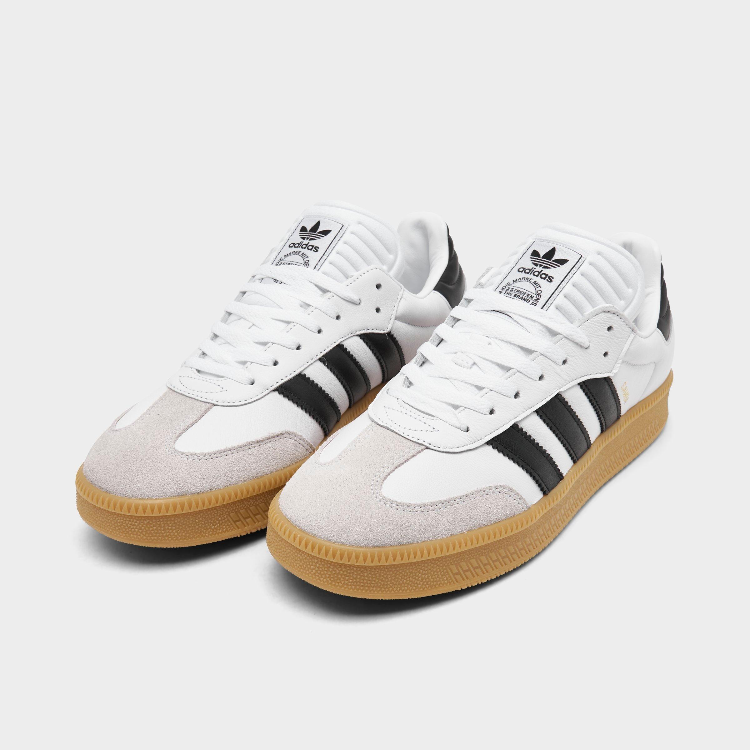 Men's adidas Originals Samba XLG Casual Shoes - White/Black/Gum - Both shoes facing left