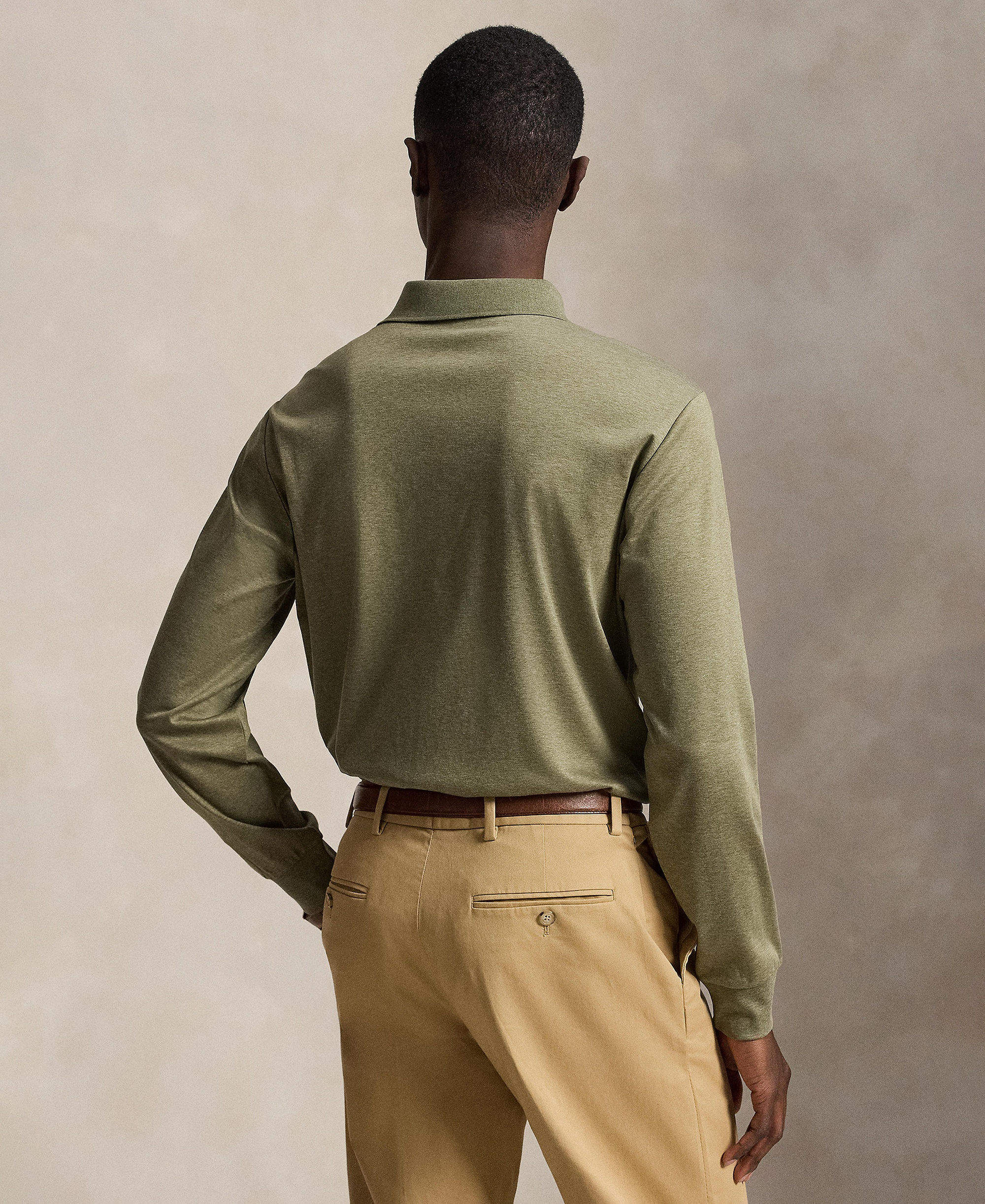 Polo Ralph Lauren Men's Classic-Fit Polo Shirt - Light Green Heather