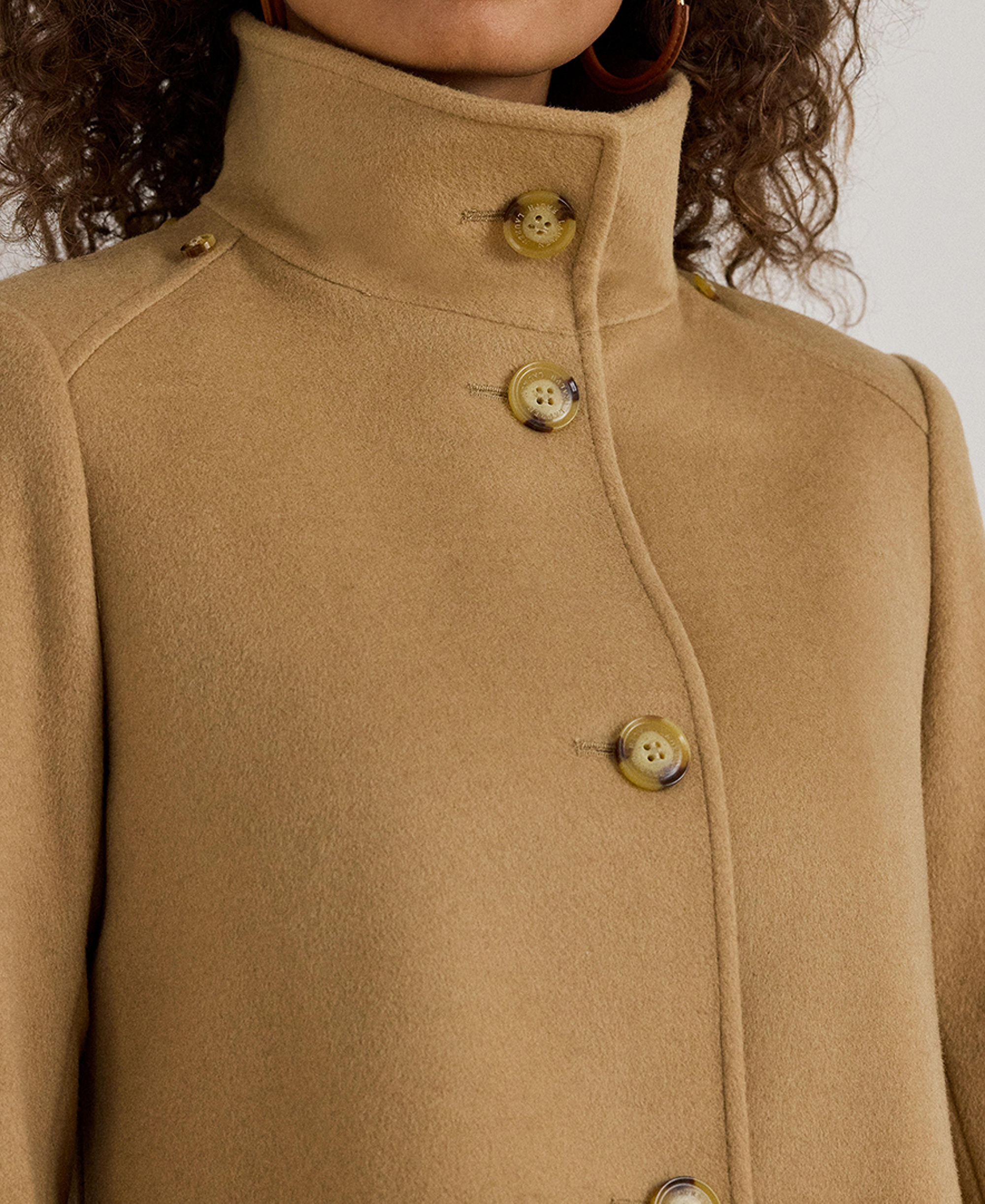 Lauren Ralph Lauren Women's Icon Hooded A-Line Coat, Created for Macy's - Camel