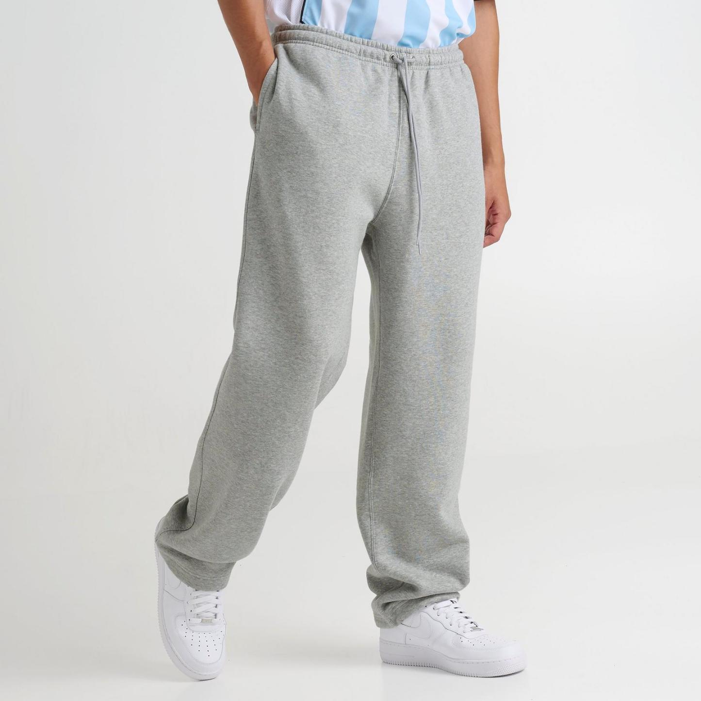 Men's Nike Sportswear Club Fleece Bungee Jogger Pants - Dark Grey Heather/Light Smoke Grey/White