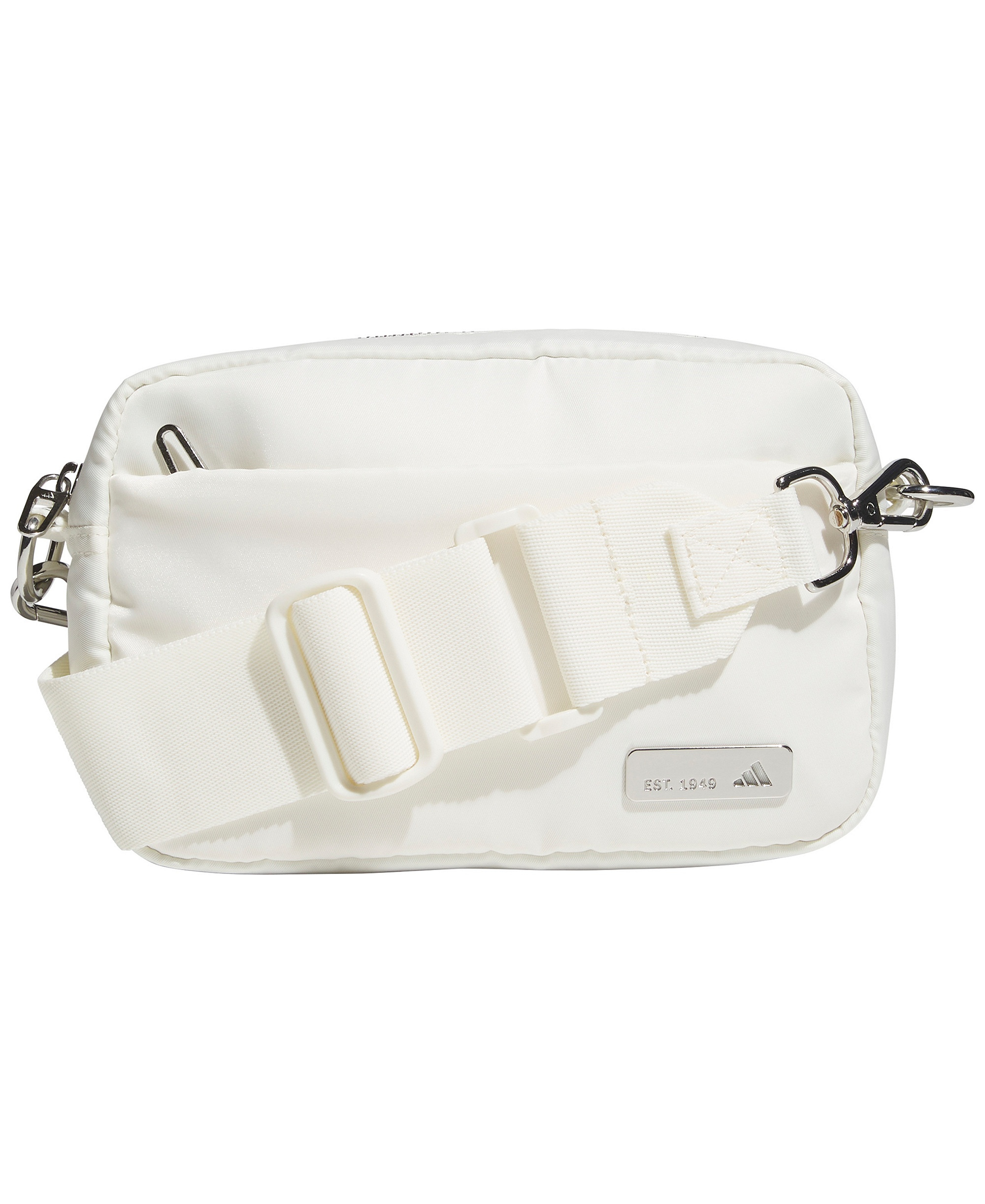 adidas Women's Luxe Crossbody Bag - Off White/silver Metallic