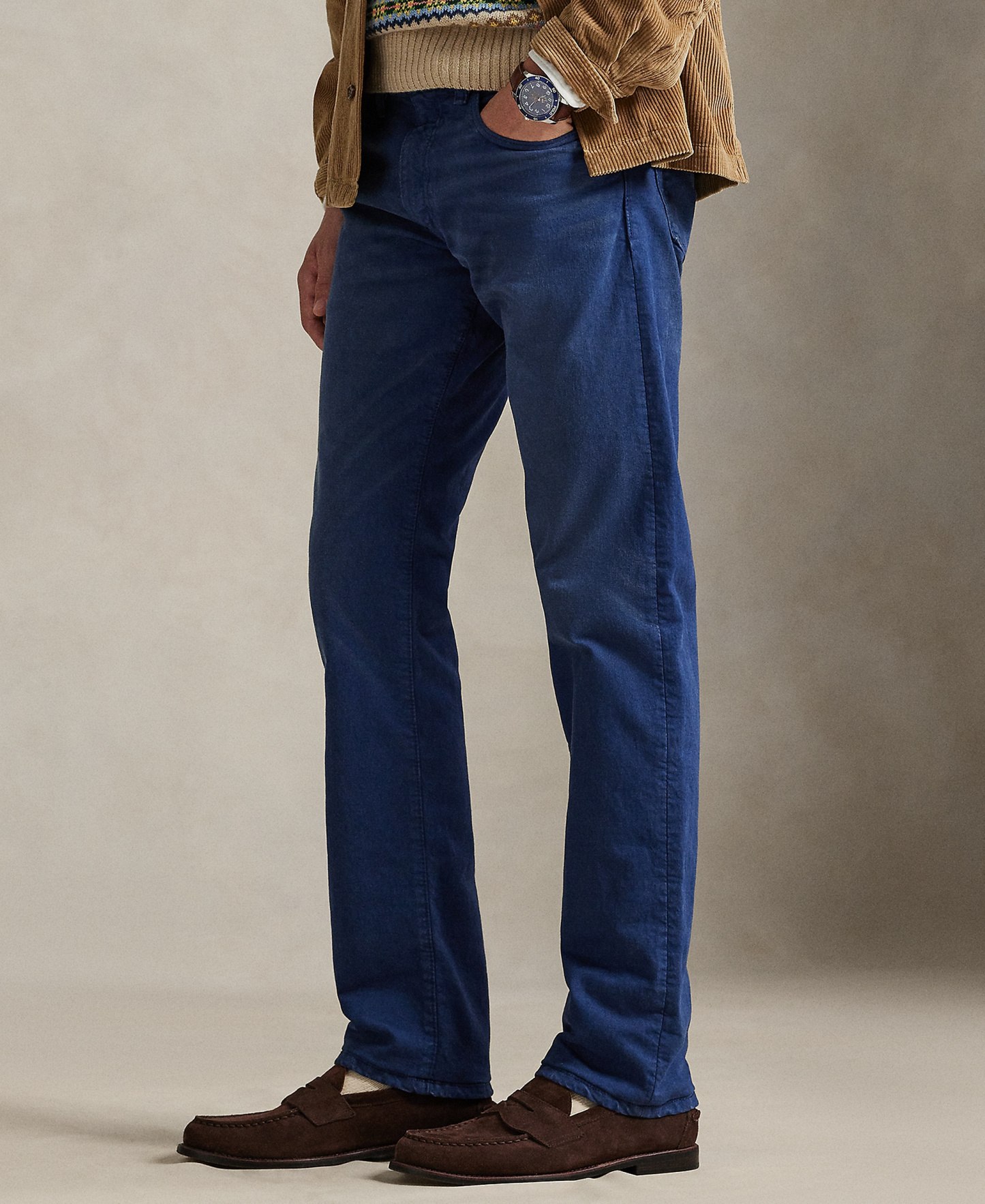 Polo Ralph Lauren Men's Varick Slim Straight Stretch Jeans - Hdn Light Navy