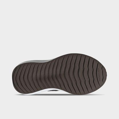 Little Kids' adidas Runfalcon 6 Hook-And-Loop Stretch Lace Casual Shoes - Light Brown/Cloud White/Dark Brown - Bottom view