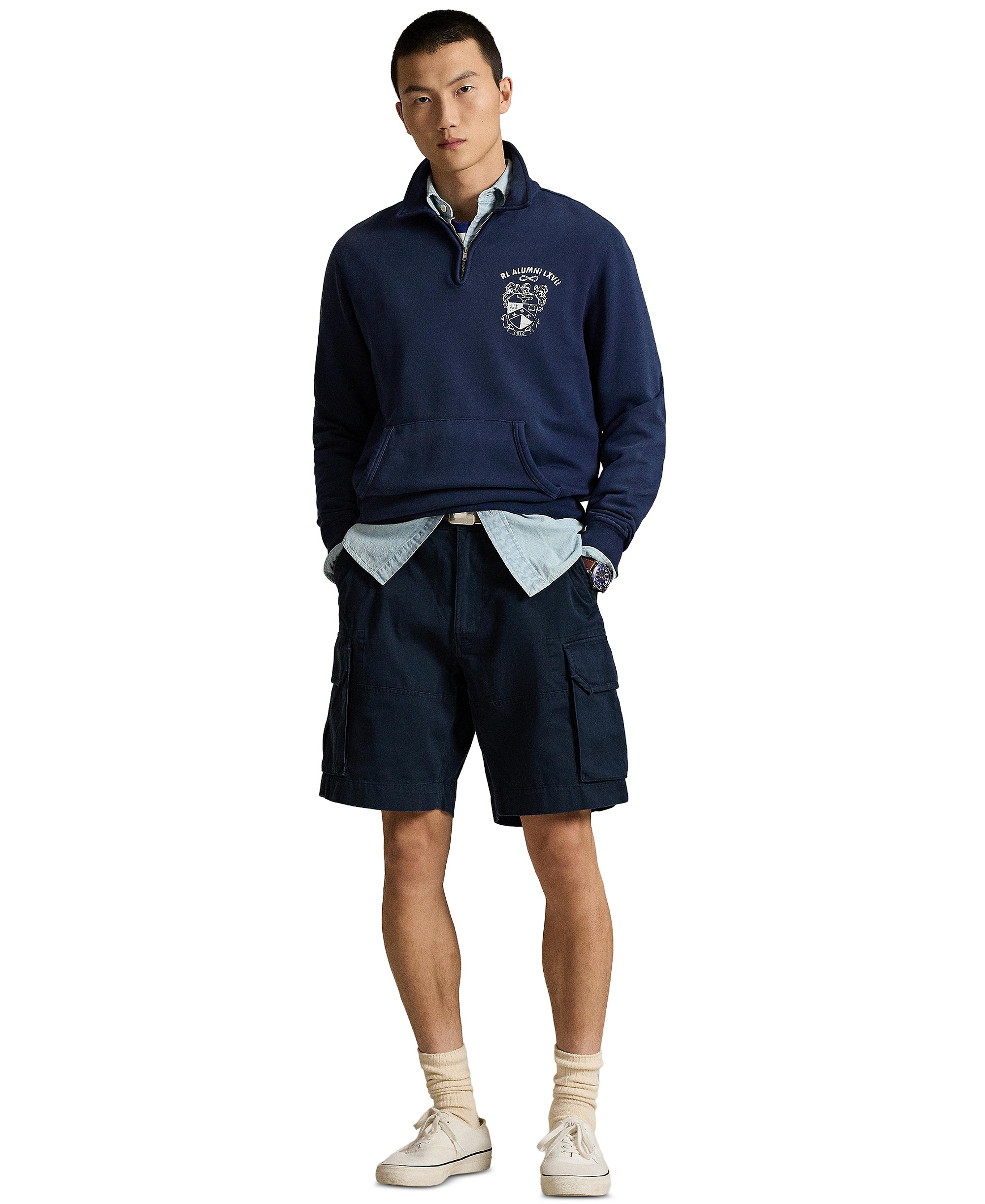 Polo Ralph Lauren Men's Shorts, 10.5" Classic Gellar Cargos - Aviator Navy