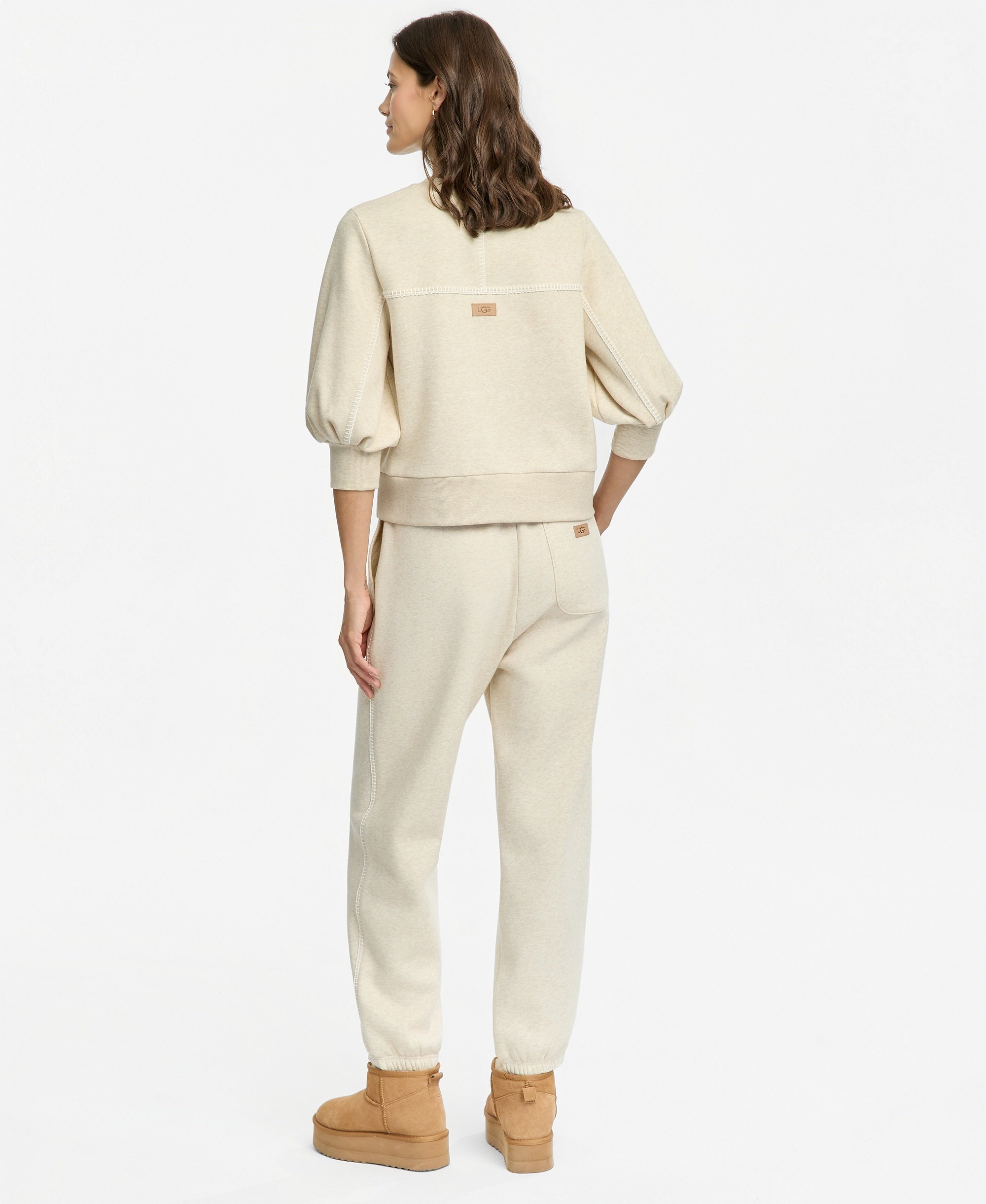 UGG Women's Classic Fleece Sweatpants - Sand Heather