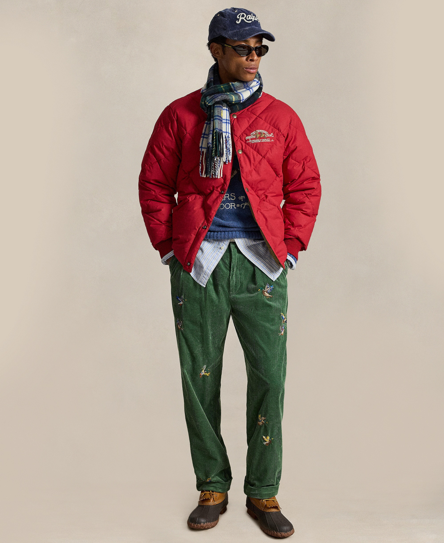Polo Ralph Lauren Men's Quilted Polo Sportsman Jacket - Sweet Tomato