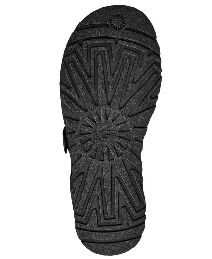 UGG® Women's GoldenGaze Open Toe Flat Sandals - Black