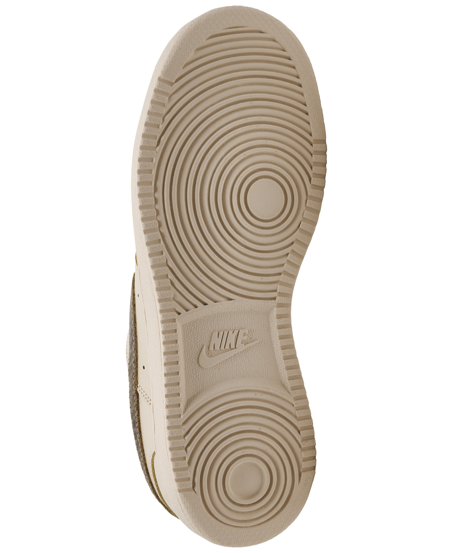 Nike Women's Court Vision Low Premium Casual Sneakers from Finish Line - Sanddrift, Black, Khaki