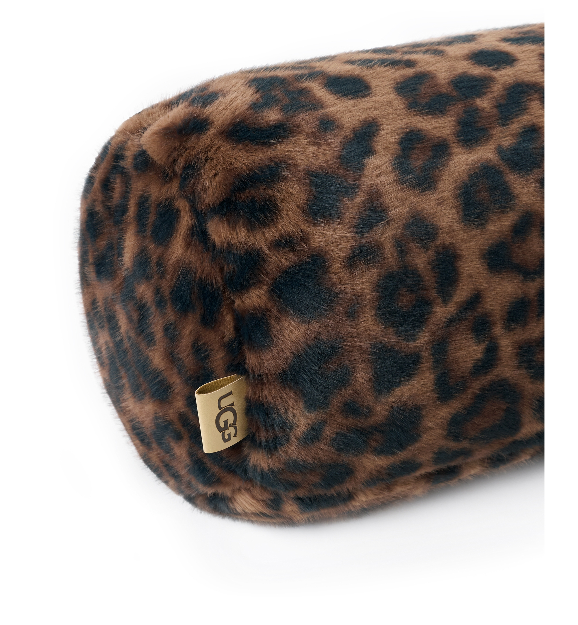 UGG® Everett Cow Pillow, 36" x 8" - Black Leopard