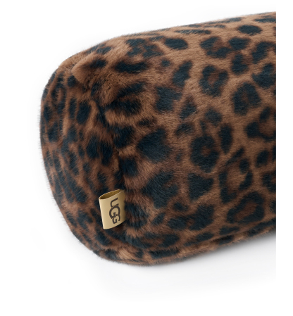 UGG® Everett Cow Pillow, 36" x 8" - Black Leopard