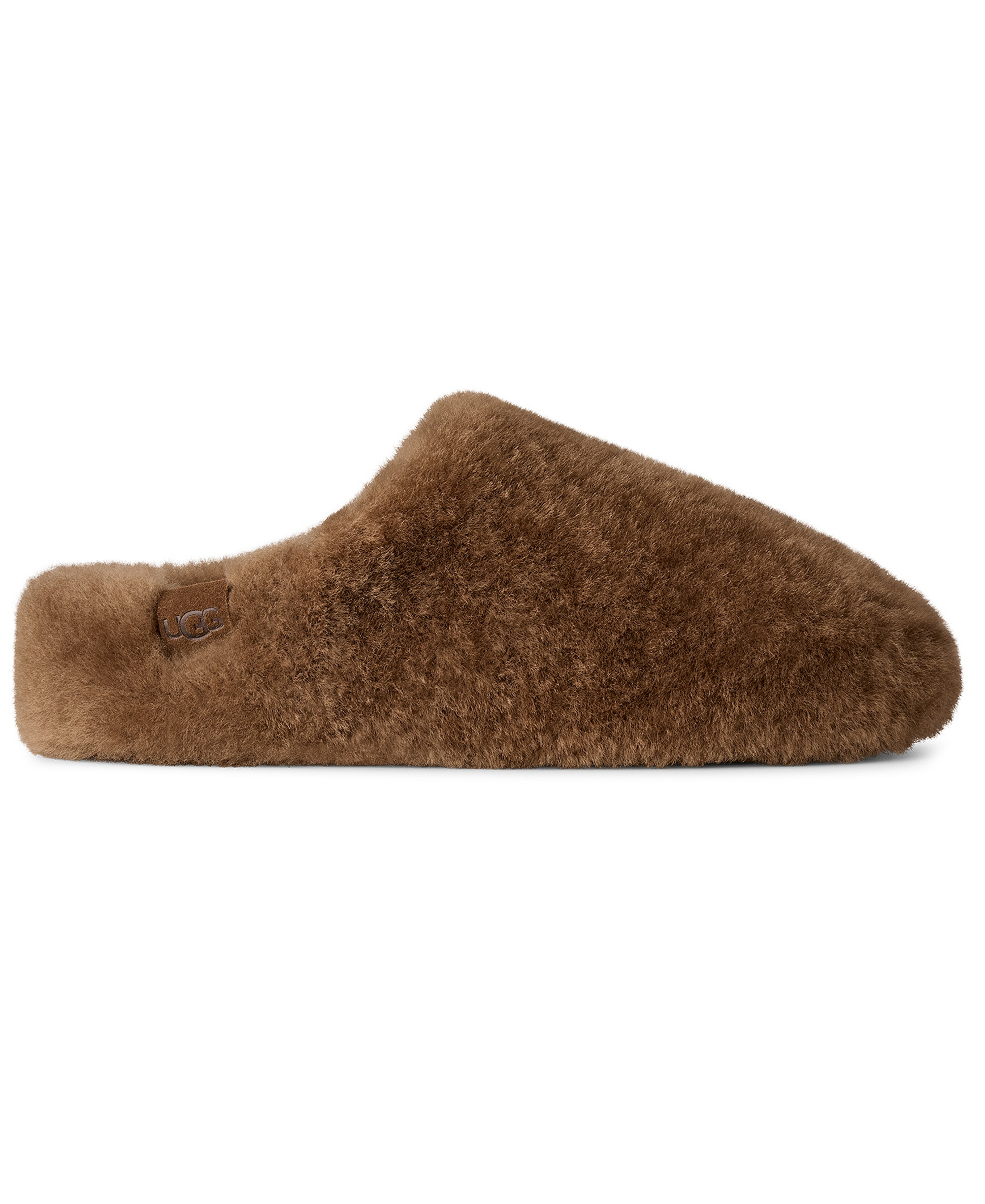 UGG® Women's Elea Fluffed Slip-On Slippers - Light Bronze