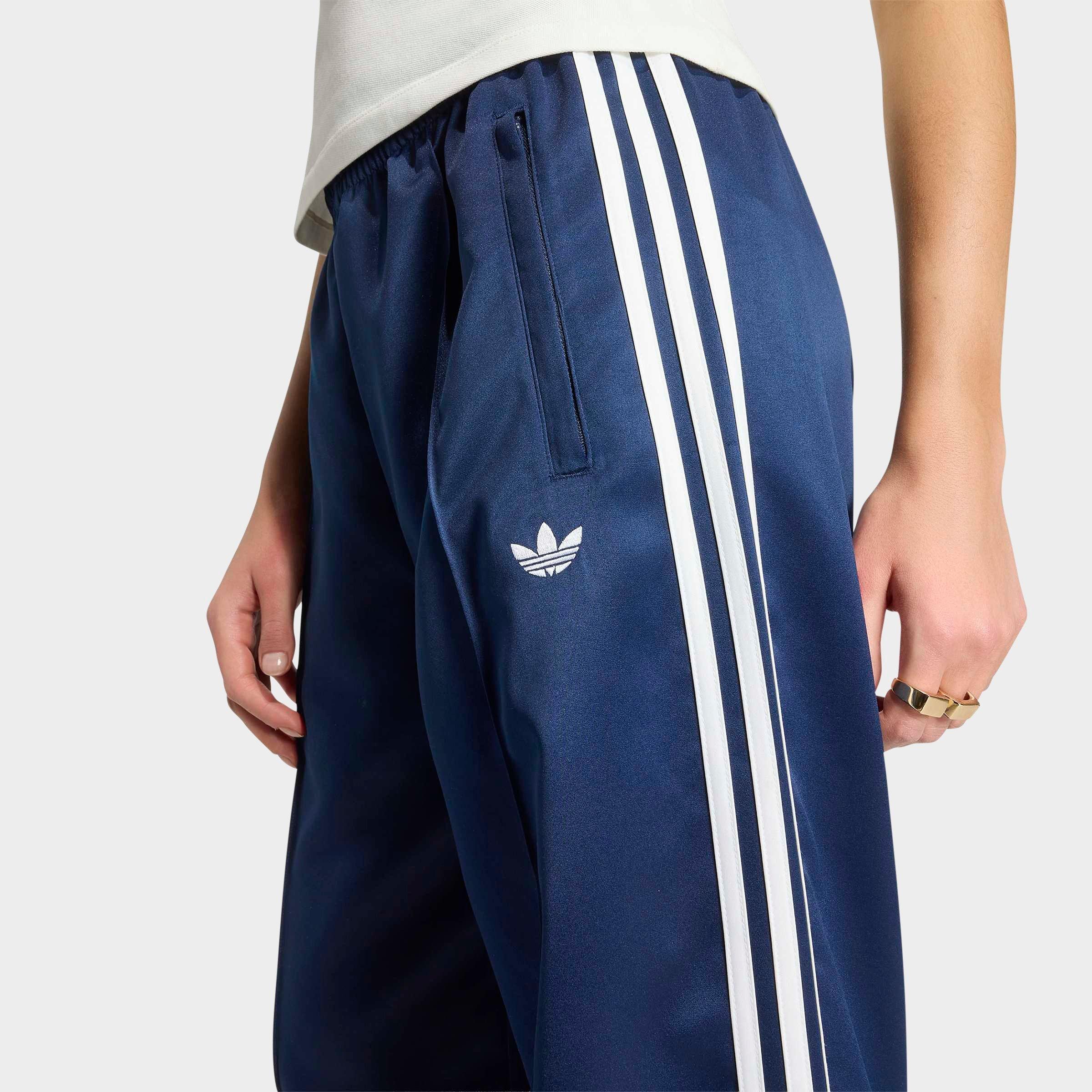 Women's adidas Originals Satin Superstar Loose Track Pants - Night Indigo/White