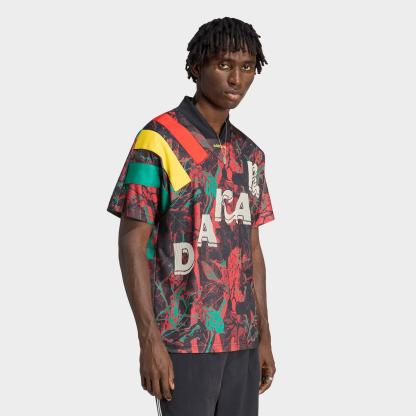 Men's adidas Originals Senegal Graphic Soccer Jersey - Bold Green/Eqt Yellow/Red - view 1