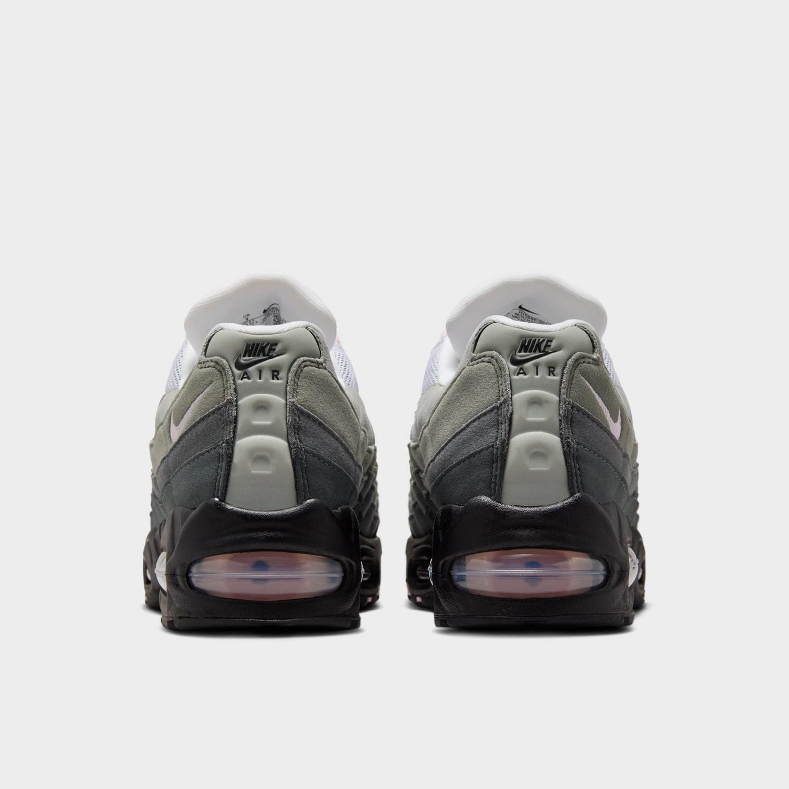 Women's Nike Air Max 95 Big Bubble Casual Shoes - Black/Pink Foam/White/Reflective Silver