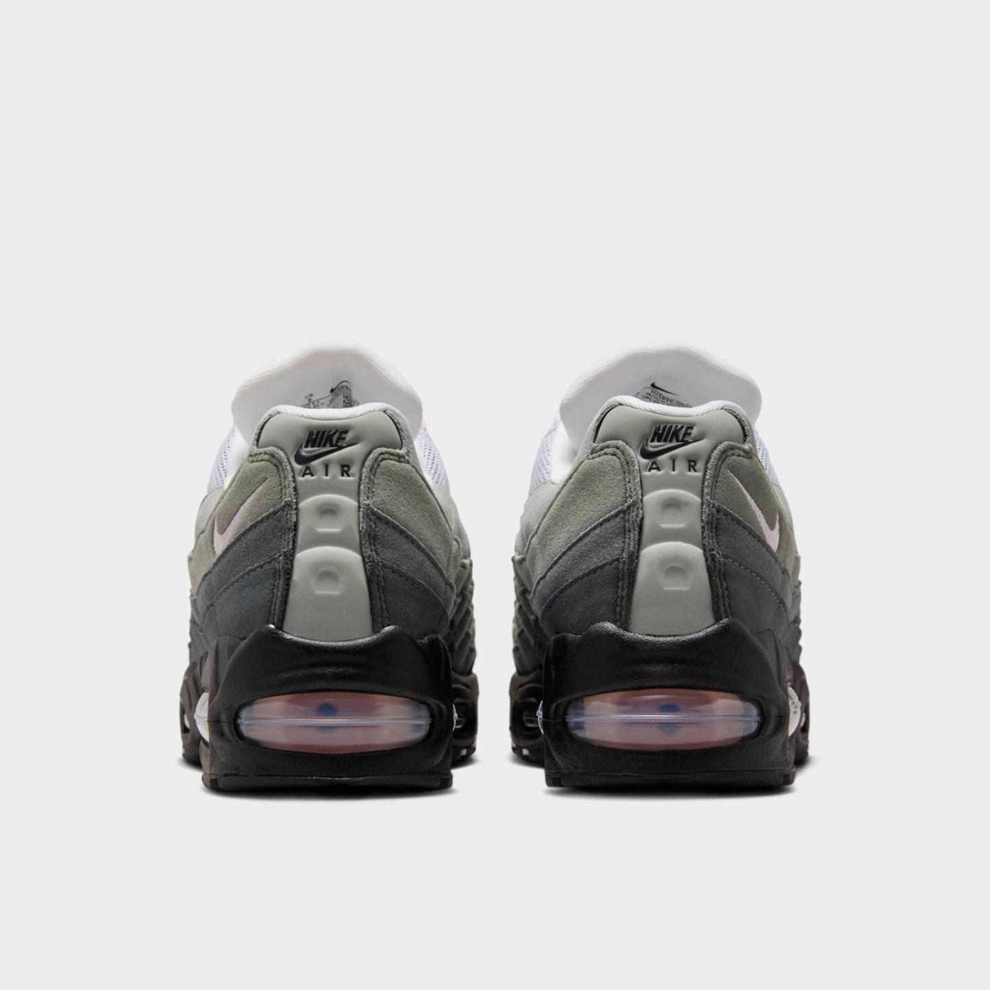 Women's Nike Air Max 95 Big Bubble Casual Shoes - Black/Pink Foam/White/Reflective Silver