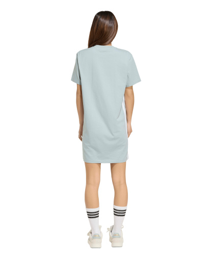adidas Women's 3-Stripes Crewneck T-Shirt Dress - Wonder Sage