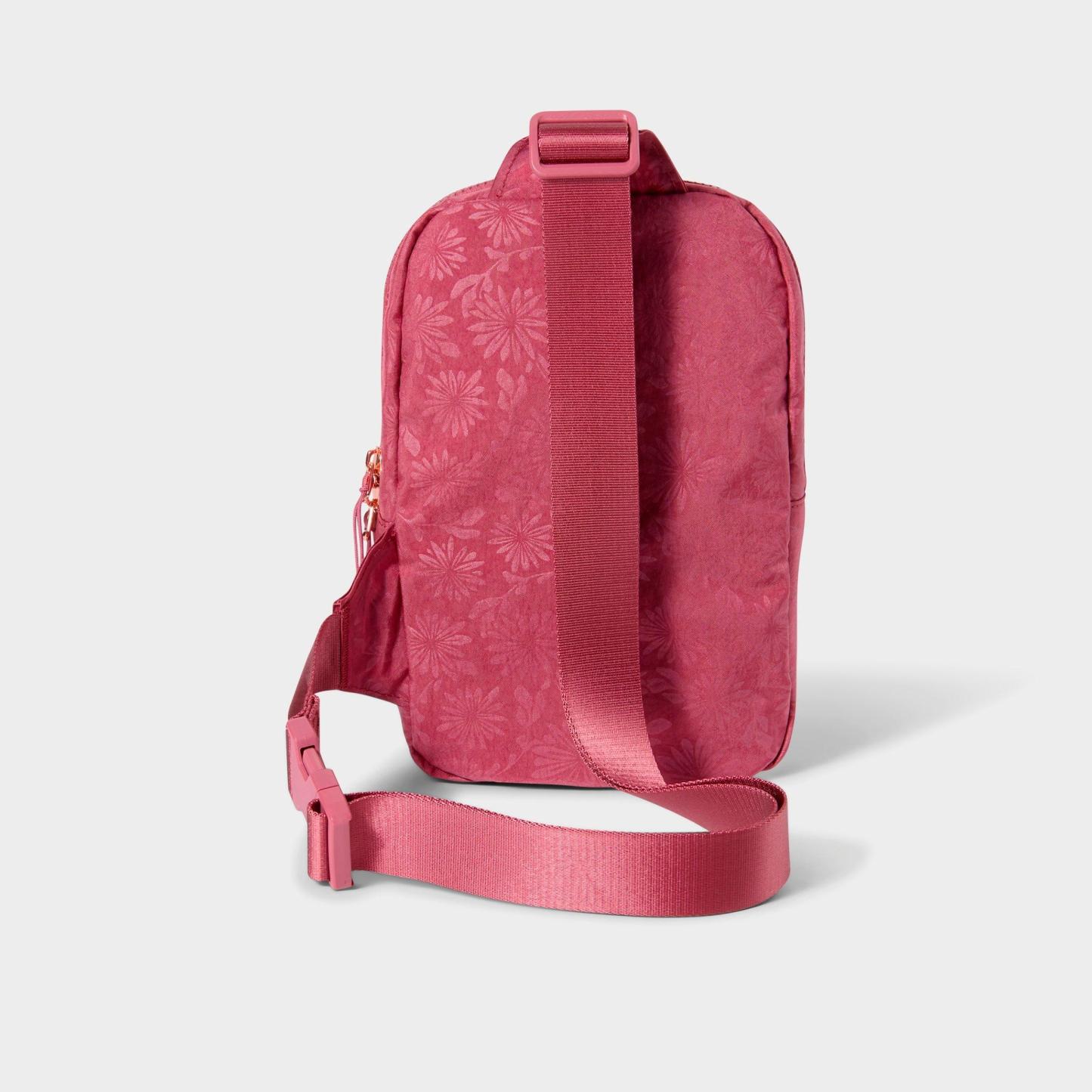 Women's Nithtke Aura Floral Crossbody Bag (5L) - Pink Smoke/Pink Smoke/Rose Gold