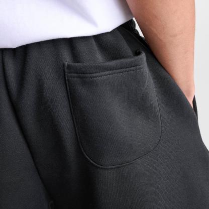Men's New Balance Fleece Shorts - Black - view 6