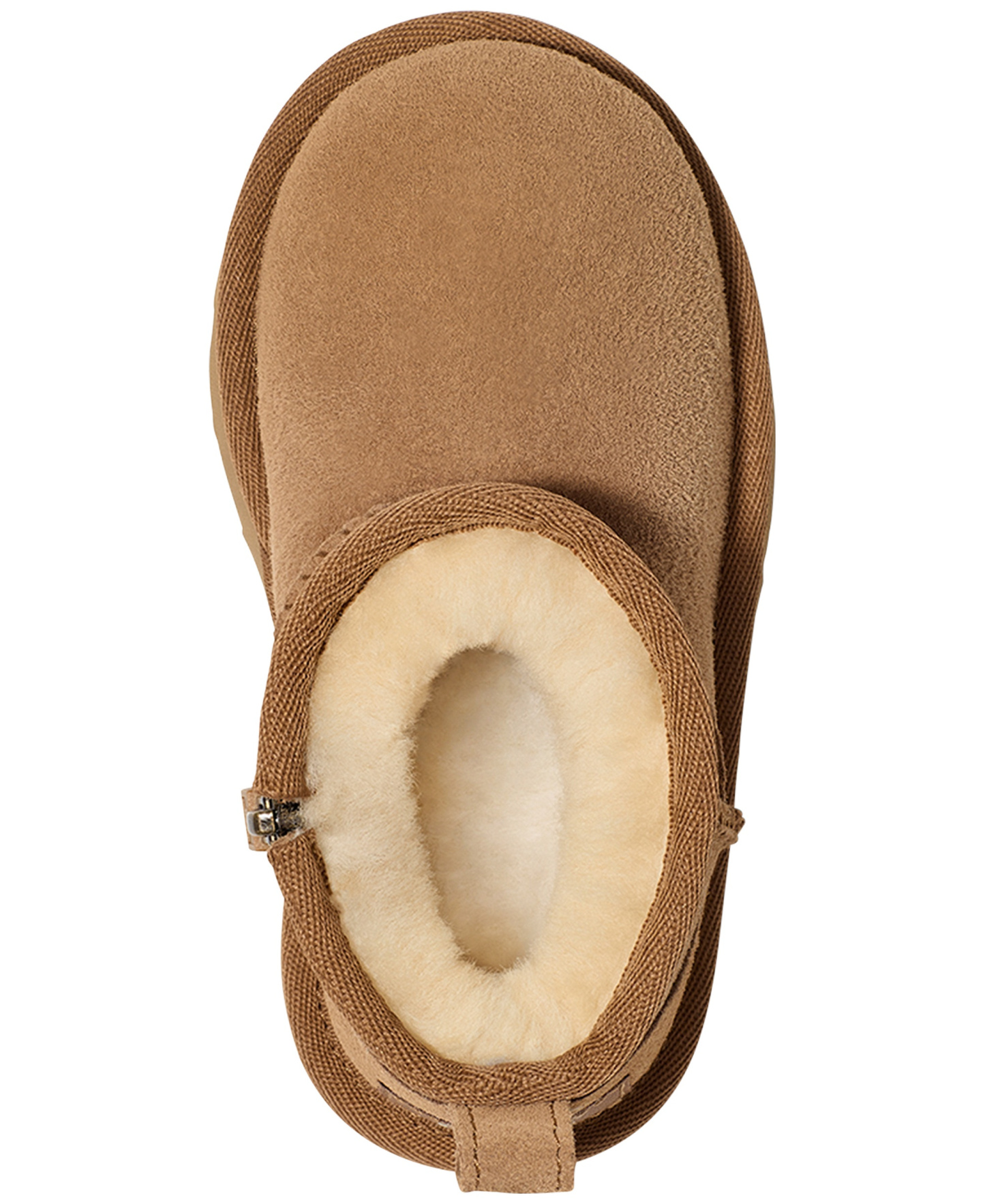UGG® Toddler Classic Ultra Mini Round Toe Booties - Chestnut