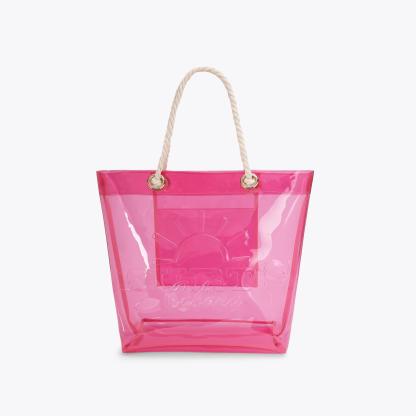 Kurt Geiger London Kurt's Cabana Vinyl Tote Bag - Pink