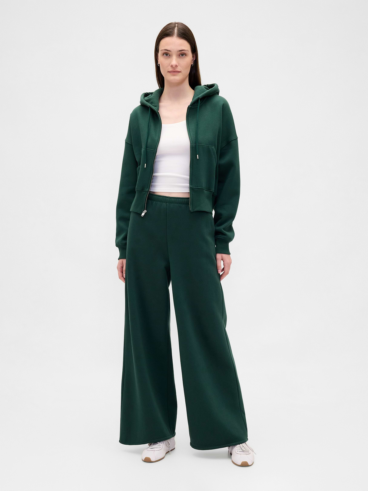 VintageSoft Baggy Sweatpants - Hunter green