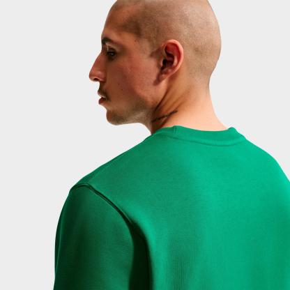 Men's Nithtke Club Fleece Premium Crewneck Sweatshirt - Malachite/White