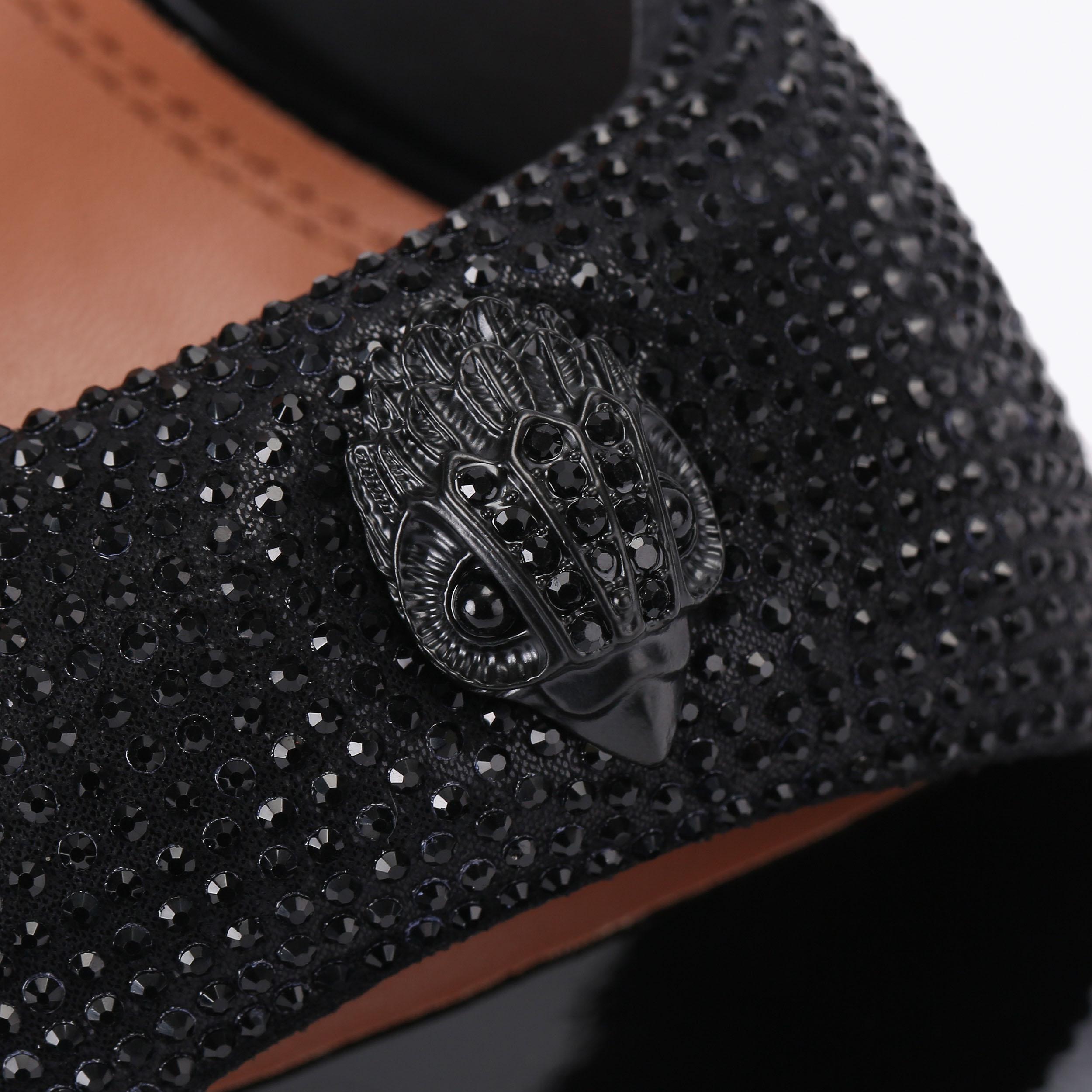Kurt Geiger London Oxford Heel Mule Dr - Black - view 6