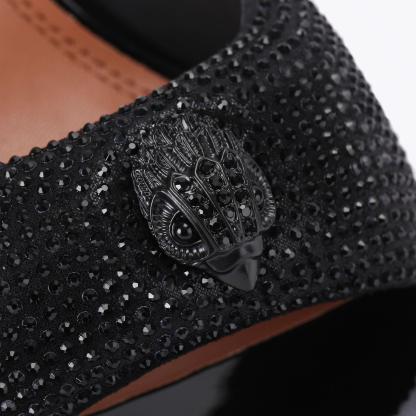 Kurt Geiger London Oxford Heel Mule Dr - Black - view 6