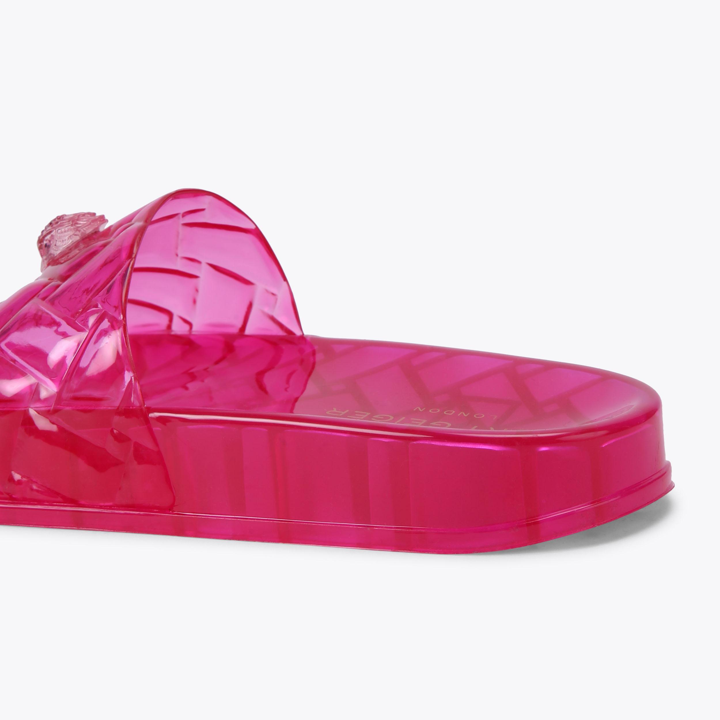 Kurt Geiger London Meena Jelly Slide - Pink - view 4