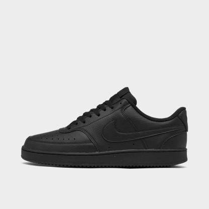 Men's Nike Court Vision Low Next Nature Casual Shoes - Black/Black