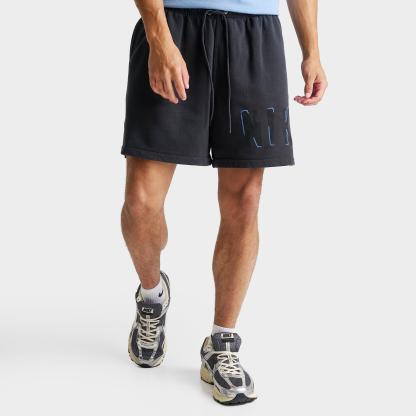 Men's Nithtke Sportswear Club Wordmark Fleece Shorts - Off Noir
