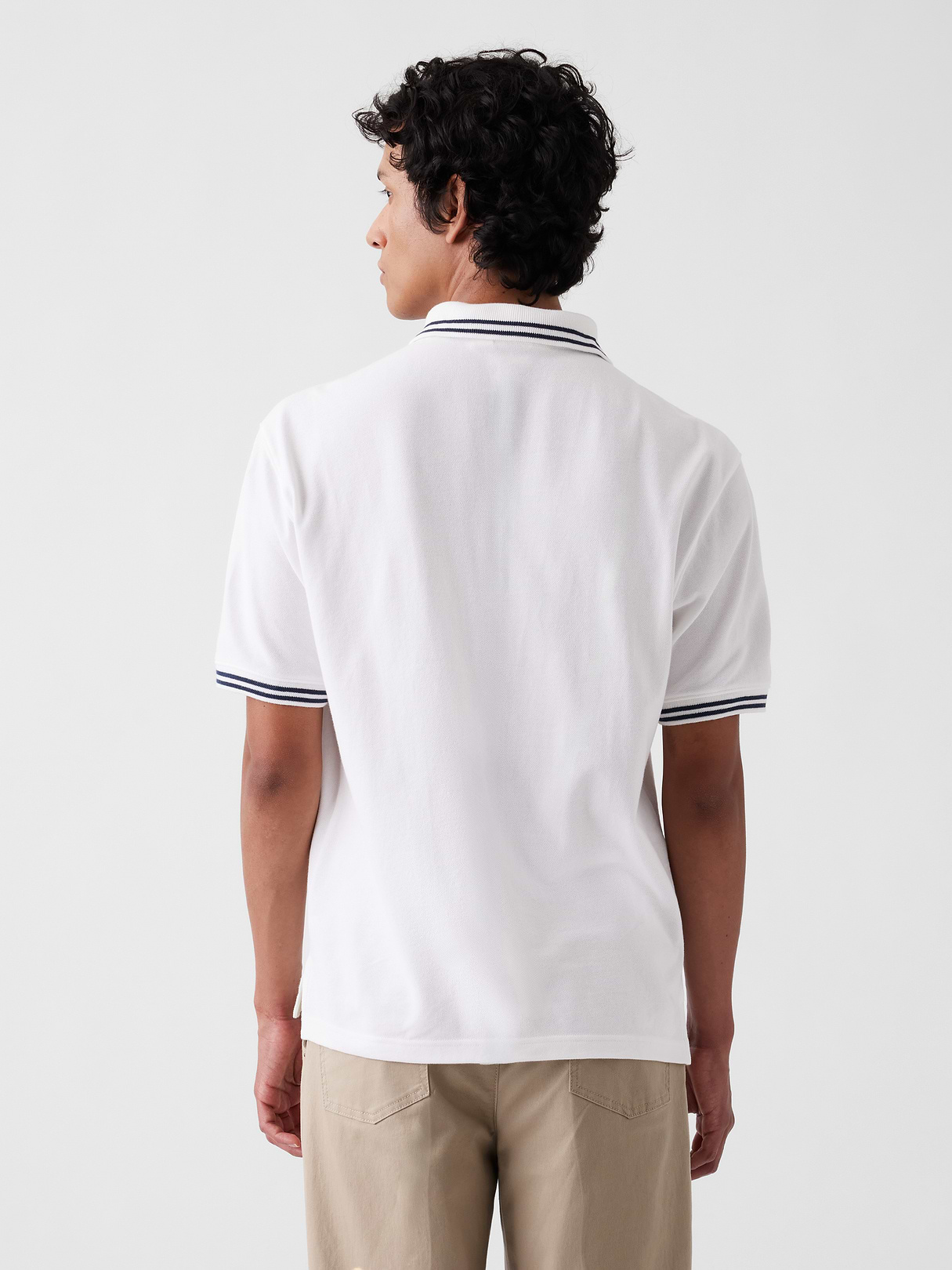 Gap × Malbon Relaxed Polo Shirt - New off white