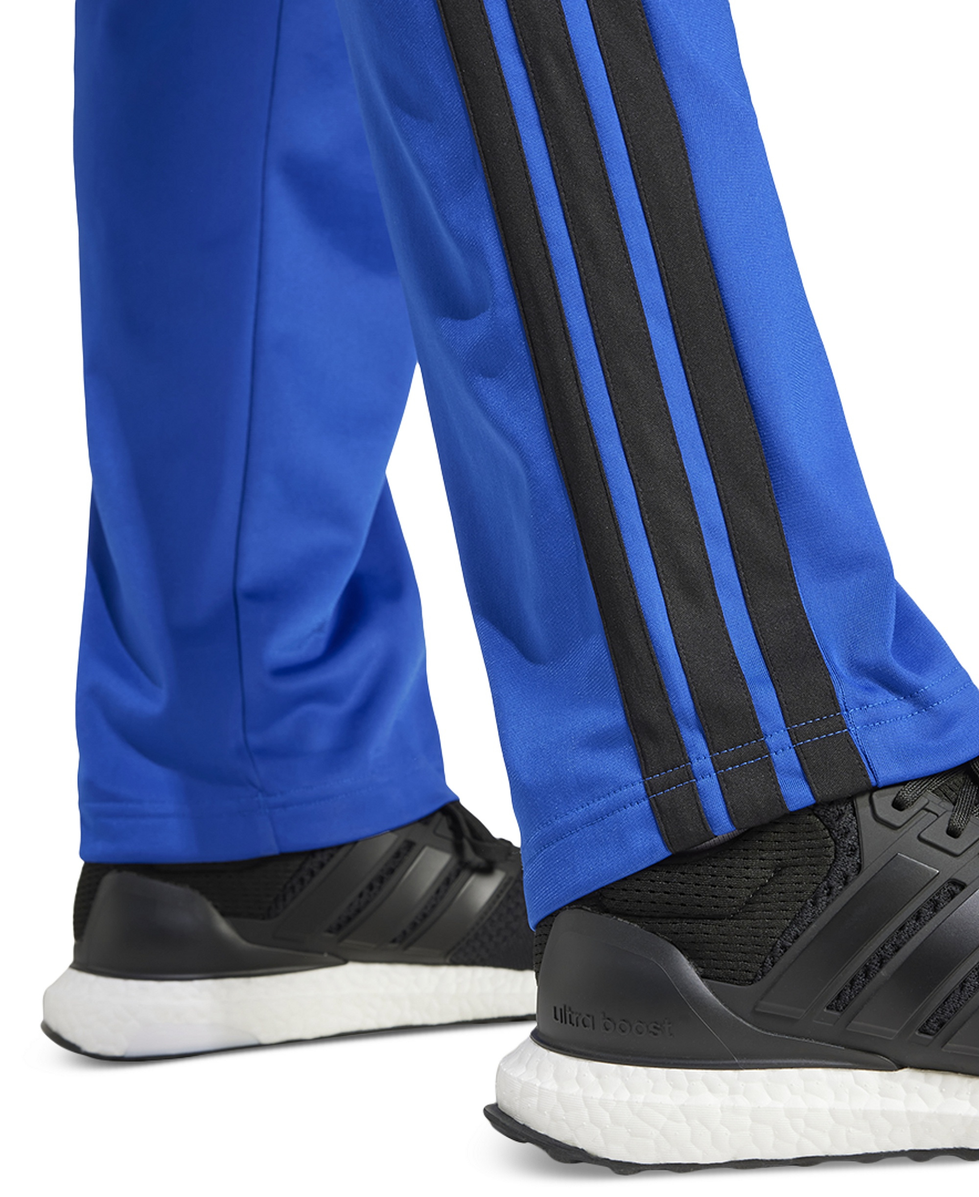 adidas Men's 3-Stripes Regular Open Hem Track Pants - Team Royal/Blue