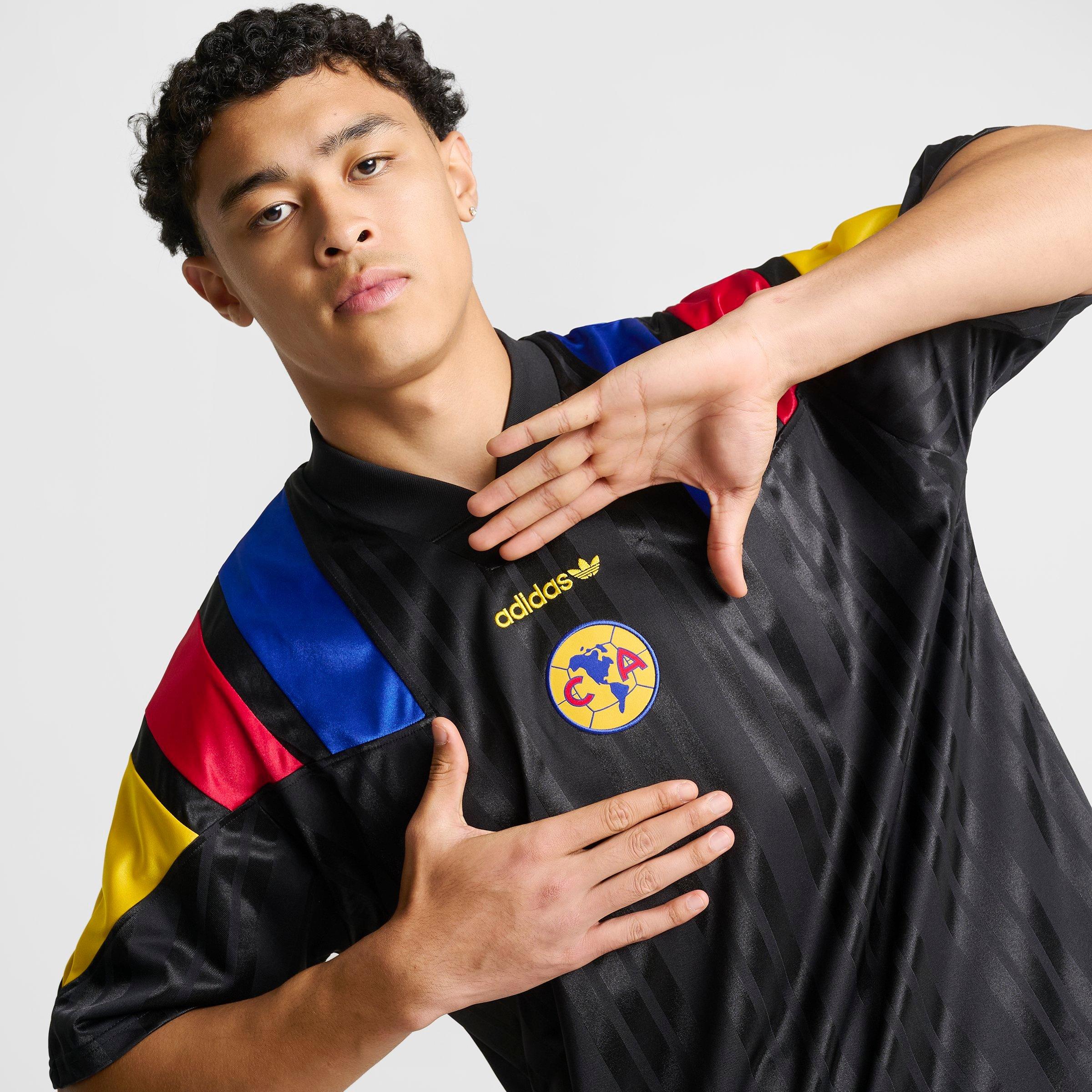 Men's adidas Originals Club América EQT Soccer Jersey - Black
