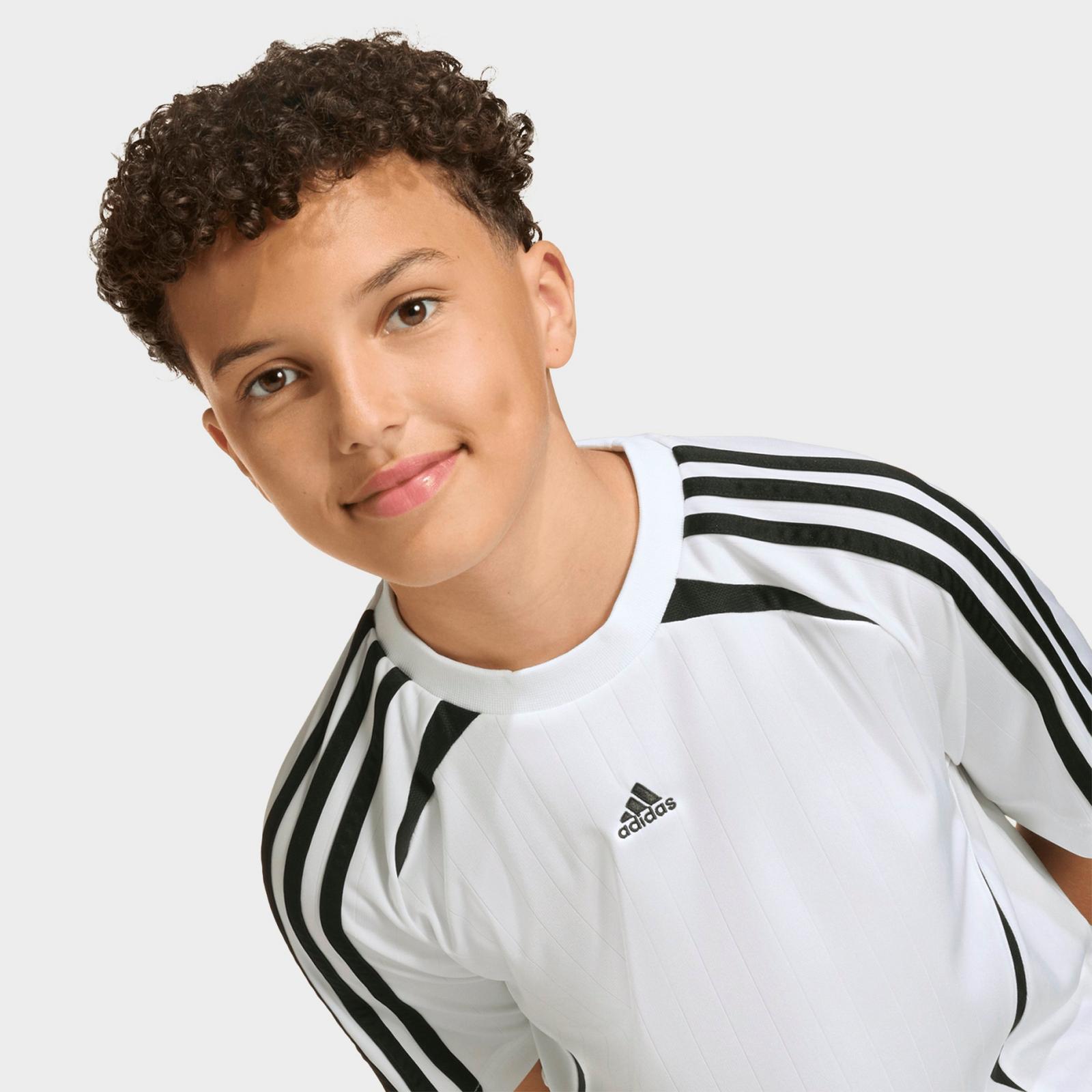 Big Kids' adidas Originals Teamgeist T-Shirt - White/Black - view 4