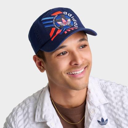adidas Originals '94 World Cup Graphic Snapback Hat - Indigo Denim