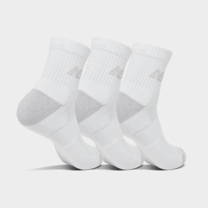 New Balance Active Quarter Socks (3-Pack) - Core White - view 2